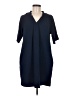 Bobeau 100% Polyester Solid Blue Casual Dress Size M - photo 1