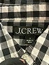 J.Crew 100% Cotton Checkered-gingham Black 3/4 Sleeve Blouse Size 2 - photo 7