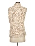 DKNY Animal Print Ivory Sleeveless Blouse Size S - photo 2
