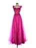 Alyce 100% Polyester Pink Cocktail Dress Size 2 - photo 1