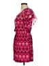 Big Strike 100% Polyester Chevron-herringbone Pink Cocktail Dress Size M - photo 5