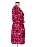Big Strike 100% Polyester Chevron-herringbone Pink Cocktail Dress Size M - photo 4