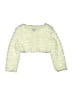 Pippa & Julie 100% Polyester Ivory Shrug Size 4 - photo 1