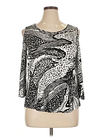 JM Collection 3/4 Sleeve T-Shirt (view 1)