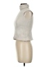 Lilla P Silver Ivory Sweater Vest Size M - photo 5