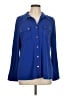 Ellen Tracy Blue 3/4 Sleeve Blouse Size L - photo 1