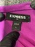 Express Outlet 100% Polyester Purple Long Sleeve Blouse Size L - photo 6