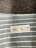 Zara Stripes Blue Long Sleeve Button-Down Shirt Size 9 - photo 3