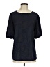 Ann Taylor Black Short Sleeve Blouse Size S - photo 1