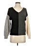 Fortune + Ivy Color Block Gray Pullover Sweater Size S - photo 1