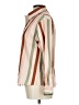 Unbranded 100% Polyester Stripes Tan Long Sleeve Blouse Size L - photo 5
