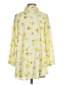 CAbi 100% Polyester Floral Yellow Ivory 3/4 Sleeve Blouse Size S - photo 2
