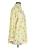 CAbi 100% Polyester Floral Yellow Ivory 3/4 Sleeve Blouse Size S - photo 4
