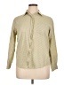 Evan Picone 100% Cotton Solid Tan Long Sleeve Button-Down Shirt Size 14 - photo 1