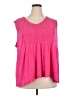 Terra & Sky Pink Sleeveless Blouse Size 3X - photo 1