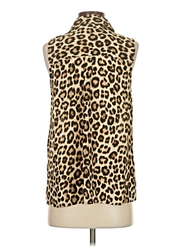 MICHAEL Michael Kors Sleeveless Button-Down Shirt (view 2)