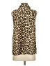 MICHAEL Michael Kors Brown Sleeveless Button-Down Shirt Size S - photo 2