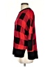 New Directions 100% Rayon Checkered-gingham Red Pullover Sweater Size S - photo 5