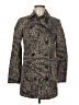 Walter by Walter Baker 100% Polyester Animal Print Brown Coat Size M - photo 1