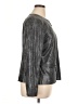 JM Collection 100% Polyester Metallic Gray Jacket Size 14 - photo 4