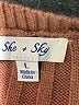 She + Sky Brown Pullover Sweater Size L - photo 7