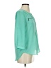 My Michelle Teal 3/4 Sleeve Blouse Size XS - photo 4