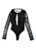 Lucy In The Sky 100% Polyester Black Bodysuit Size S - photo 1