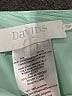 David's Bridal 100% Polyester Teal Cocktail Dress Size 2 - photo 6