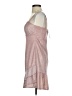 Crystal Doll 100% Polyester Metallic Pink Cocktail Dress Size 5 - photo 5