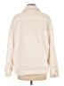 C'est Toi 100% Polyester Solid Ivory Faux Fur Jacket Size M - photo 2