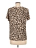 Kohl's Animal Print Tan Short Sleeve T-Shirt Size M - photo 2