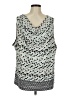 Calvin Klein Silver Green Sleeveless Blouse One size - photo 1