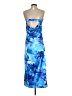 Unbranded 100% Polyester Blue Cocktail Dress Size S - photo 2