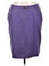 IMAN Solid Purple Casual Skirt Size XL - photo 1