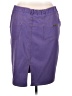 IMAN Solid Purple Casual Skirt Size XL - photo 2