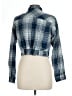 Hyfve Argyle Blue Long Sleeve Button-Down Shirt Size L - photo 2
