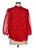 J by Joie 100% Polyester Red 3/4 Sleeve Blouse Size M - photo 1