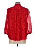 J by Joie 100% Polyester Red 3/4 Sleeve Blouse Size M - photo 2