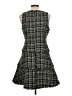 Likely 100% Polyester Tweed Gray Cocktail Dress Size 10 - photo 2