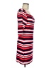 Bobi Stripes Red Casual Dress Size M - photo 4