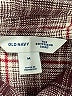 Old Navy Plaid Burgundy Long Sleeve Button-Down Shirt Size M - photo 7