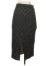 Silence and Noise Chevron-herringbone Gray Formal Skirt Size S - photo 2