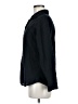 Unbranded Solid Black Long Sleeve Button-Down Shirt Size M - photo 5