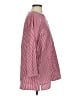 Embellish 100% Cotton Checkered-gingham Red 3/4 Sleeve Blouse Size S - photo 4
