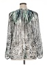Jennifer Lopez 100% Polyester Silver Long Sleeve Blouse Size 1X - photo 2