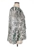 Jennifer Lopez 100% Polyester Silver Long Sleeve Blouse Size 1X - photo 4