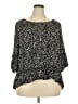 Fever 100% Rayon Black 3/4 Sleeve Blouse Size 2X - photo 1