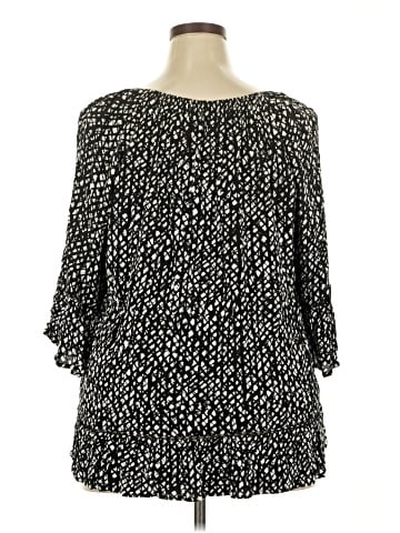 Fever 3/4 Sleeve Blouse (view 2)