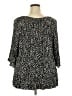 Fever 100% Rayon Black 3/4 Sleeve Blouse Size 2X - photo 2