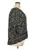 Fever 100% Rayon Black 3/4 Sleeve Blouse Size 2X - photo 4